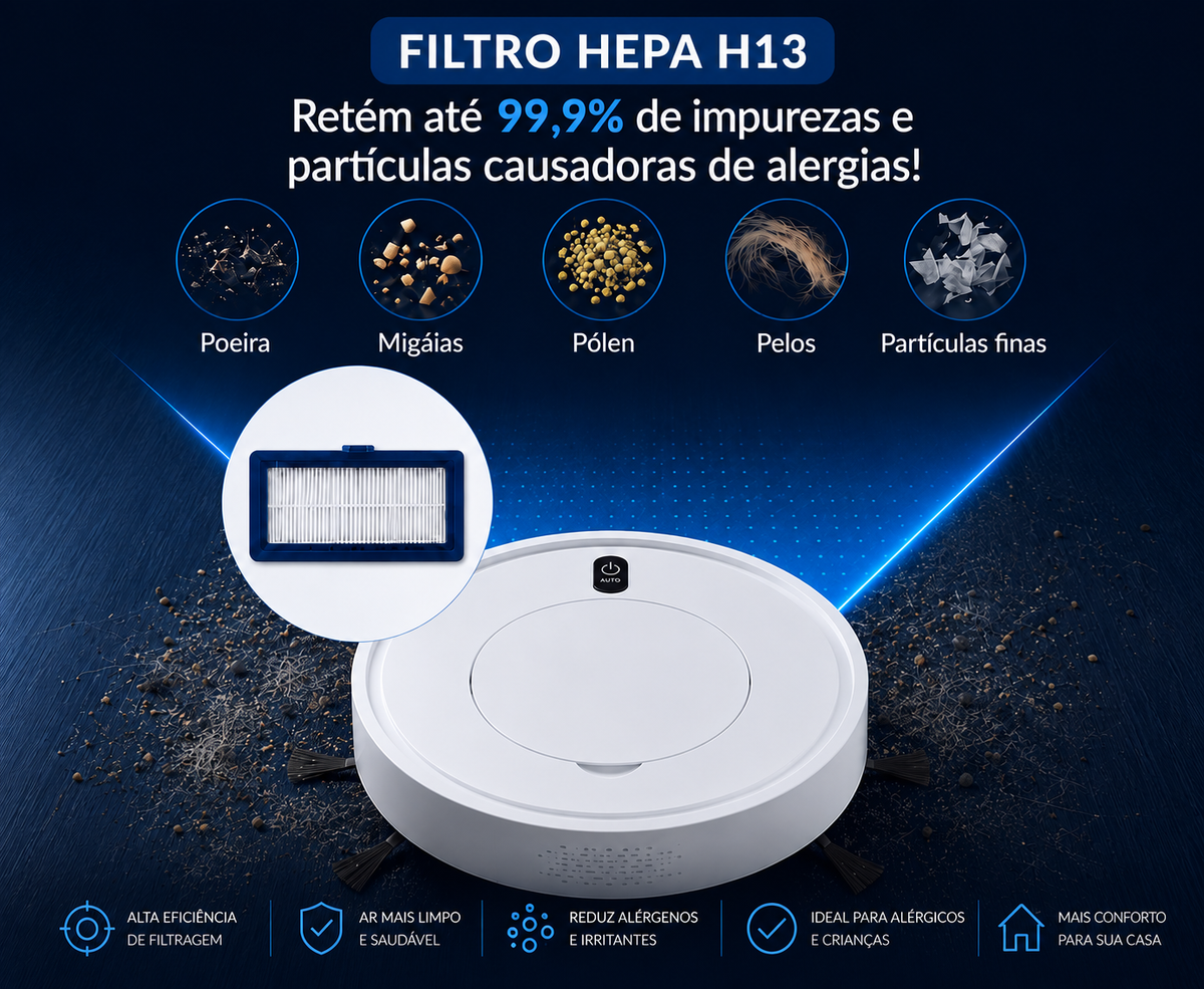 Combo x 2 Aspiradora Robótico Inteliget