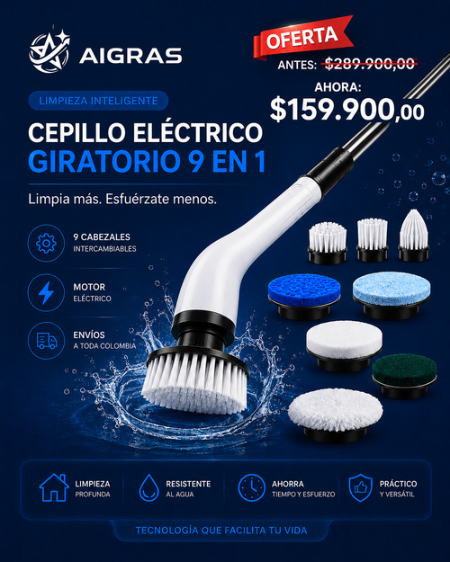 COMBO Cepillo 9 EN 1
