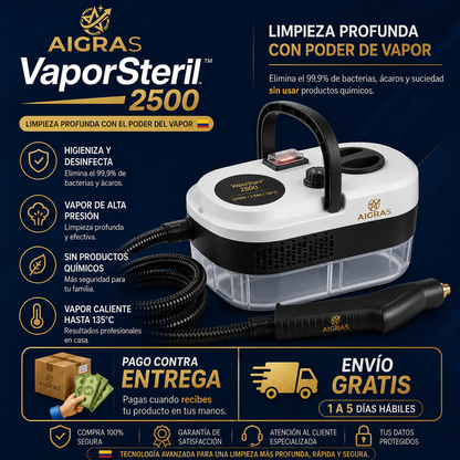 Limpiadora a Vapor Multifuncior