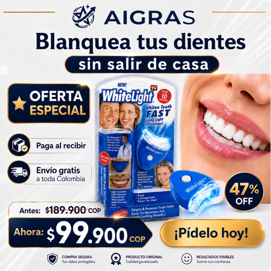 Blanqueador Dental Rapido Whitelight
